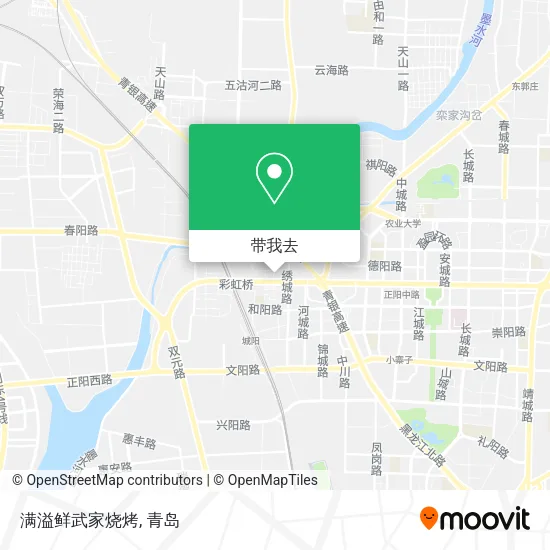 满溢鲜武家烧烤地图
