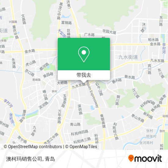 澳柯玛销售公司地图