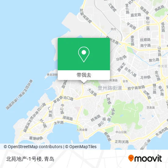 北苑地产-1号楼地图