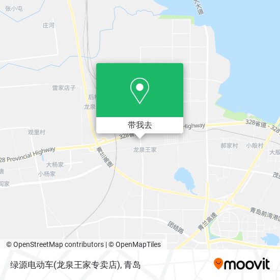 绿源电动车(龙泉王家专卖店)地图