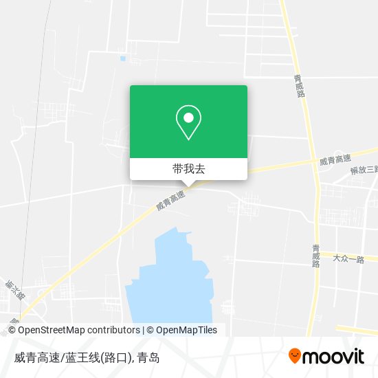 威青高速/蓝王线(路口)地图