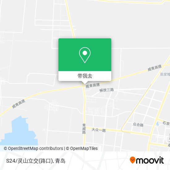 S24/灵山立交(路口)地图