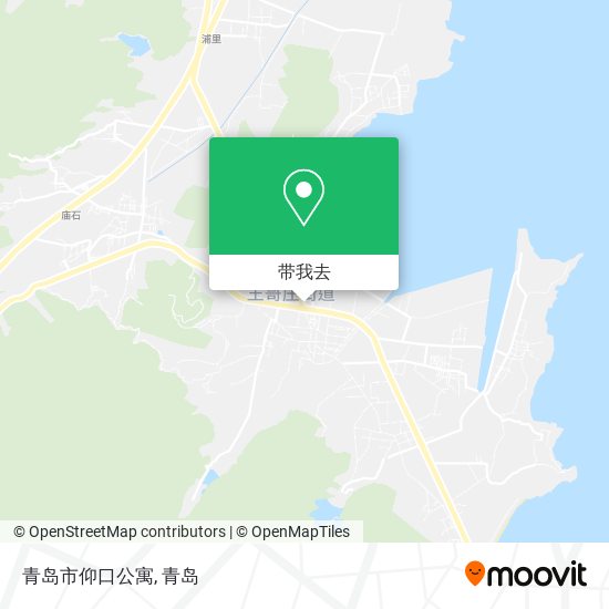 青岛市仰口公寓地图