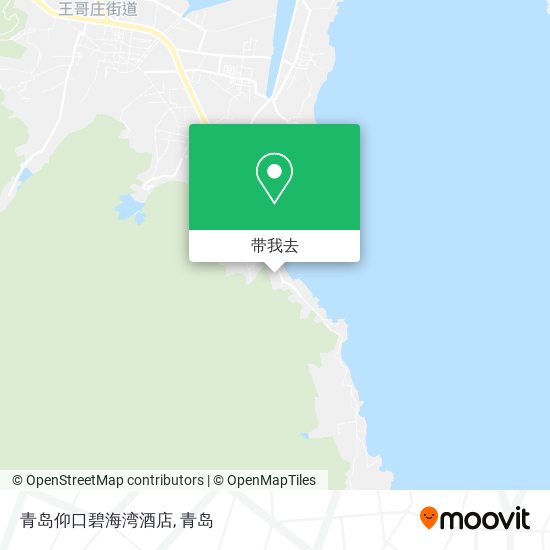 青岛仰口碧海湾酒店地图