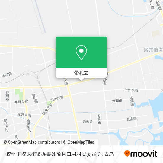 胶州市胶东街道办事处前店口村村民委员会地图