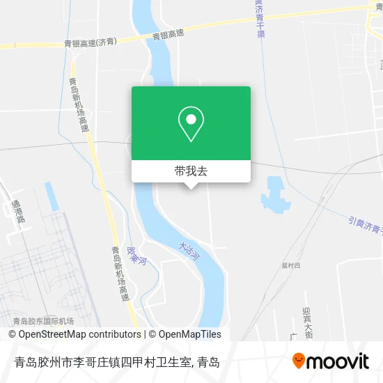 青岛胶州市李哥庄镇四甲村卫生室地图