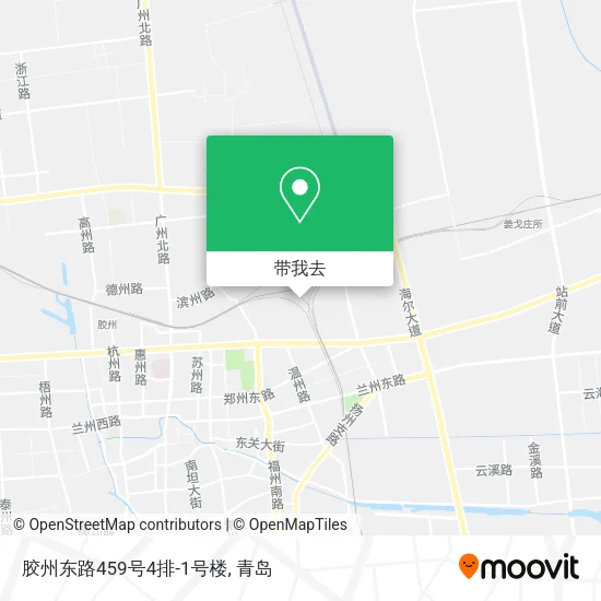 胶州东路459号4排-1号楼地图