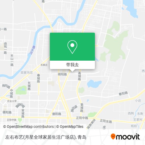 左右布艺(月星全球家居生活广场店)地图