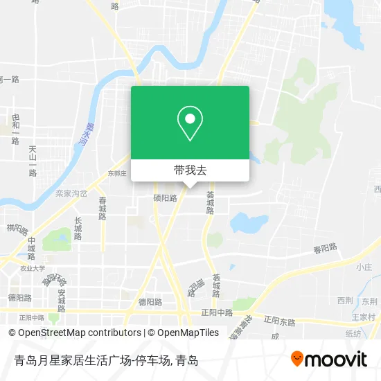青岛月星家居生活广场-停车场地图