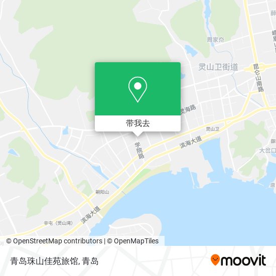 青岛珠山佳苑旅馆地图