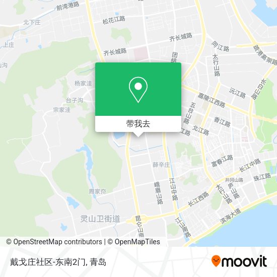 戴戈庄社区-东南2门地图