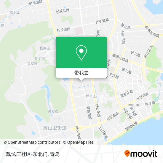 戴戈庄社区-东北门地图
