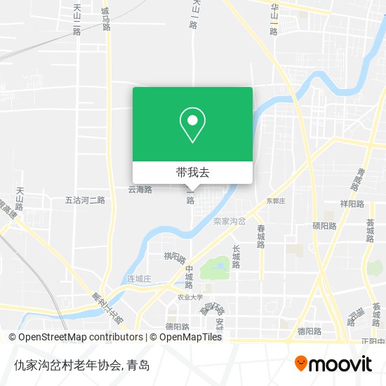 仇家沟岔村老年协会地图