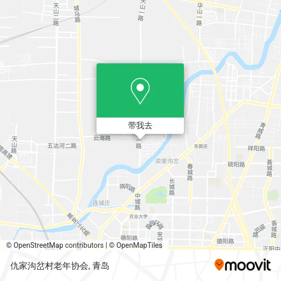 仇家沟岔村老年协会地图