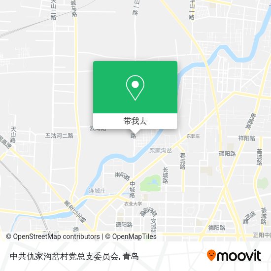 中共仇家沟岔村党总支委员会地图
