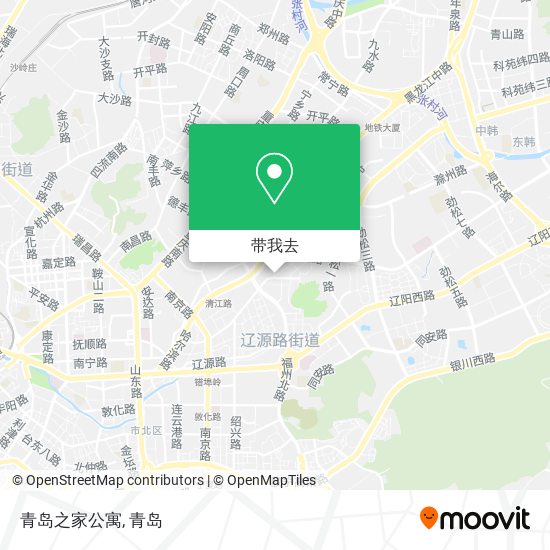 青岛之家公寓地图