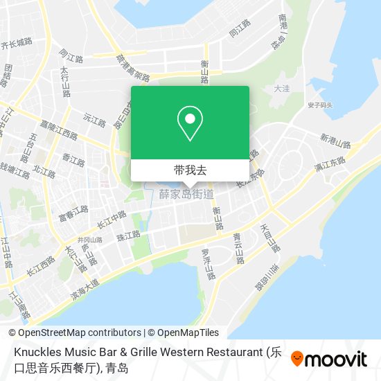 Knuckles Music Bar & Grille Western Restaurant (乐口思音乐西餐厅)地图