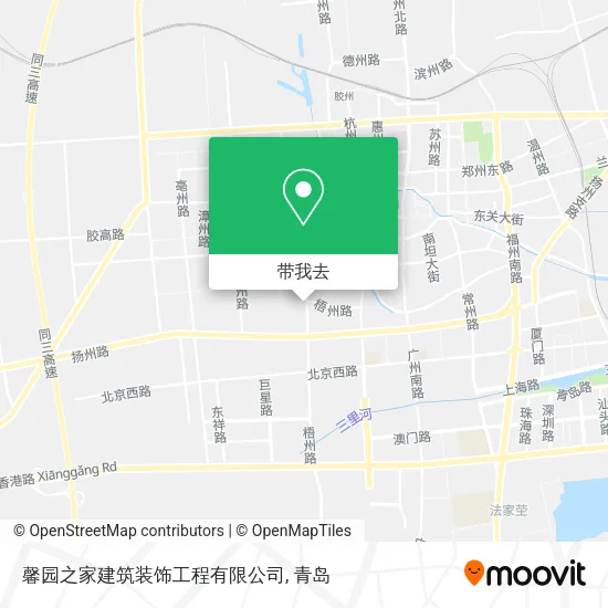 馨园之家建筑装饰工程有限公司地图