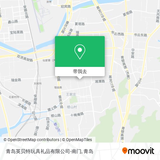 青岛英贝特玩具礼品有限公司-南门地图