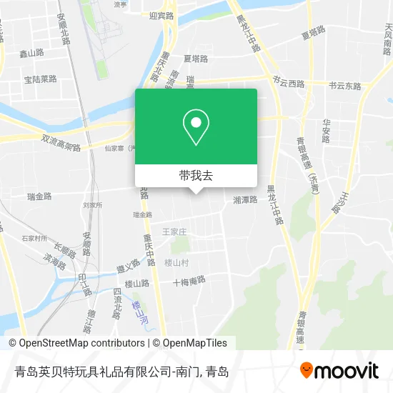 青岛英贝特玩具礼品有限公司-南门地图