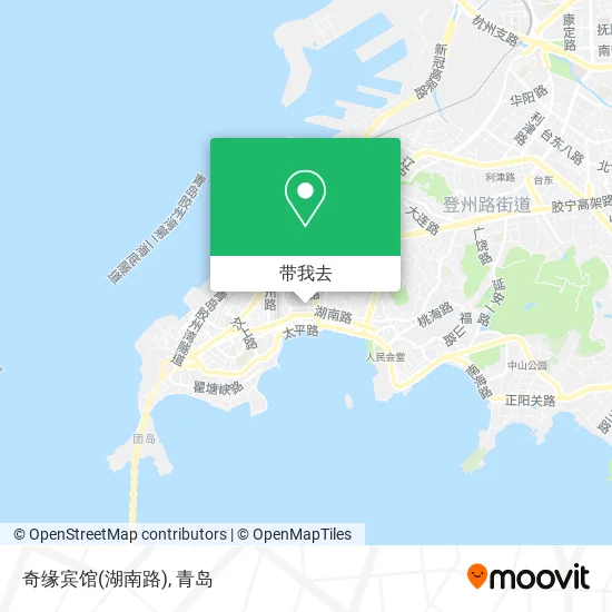 奇缘宾馆(湖南路)地图