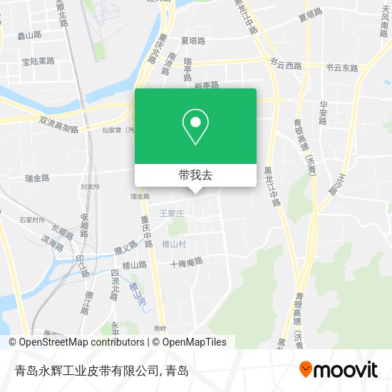 青岛永辉工业皮带有限公司地图