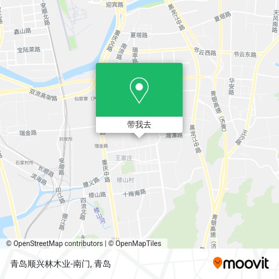 青岛顺兴林木业-南门地图