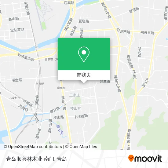 青岛顺兴林木业-南门地图