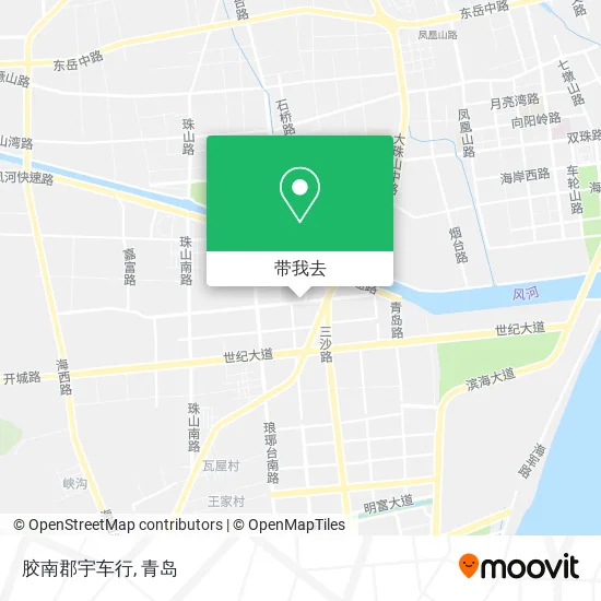 胶南郡宇车行地图