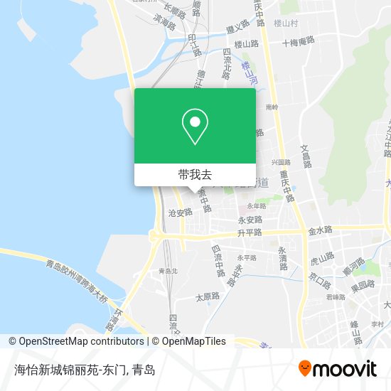 海怡新城锦丽苑-东门地图