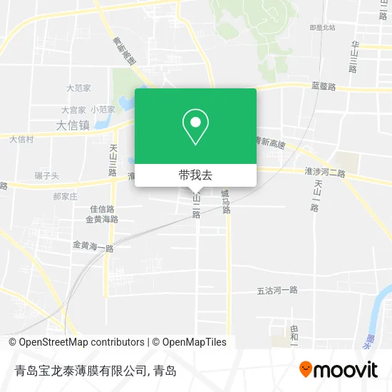 青岛宝龙泰薄膜有限公司地图