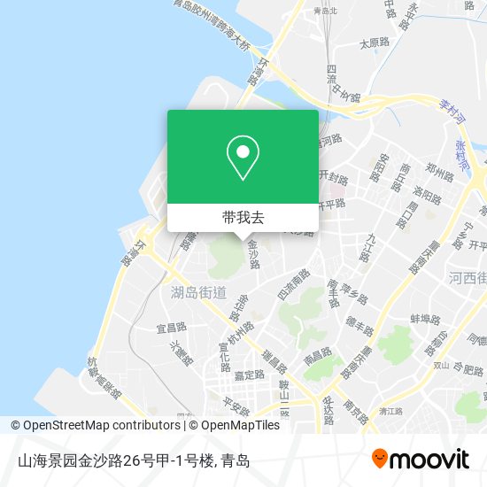 山海景园金沙路26号甲-1号楼地图