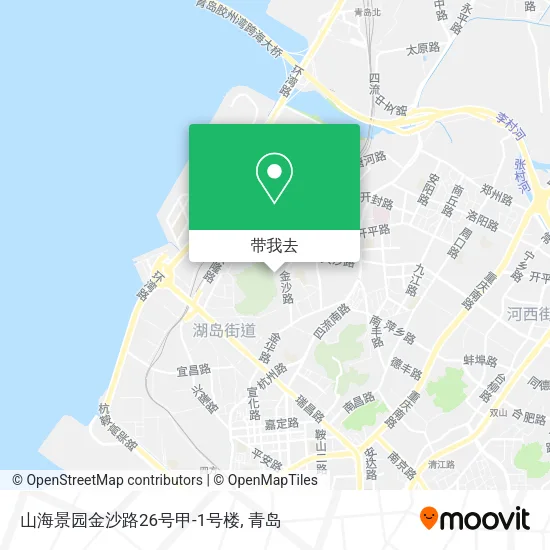 山海景园金沙路26号甲-1号楼地图