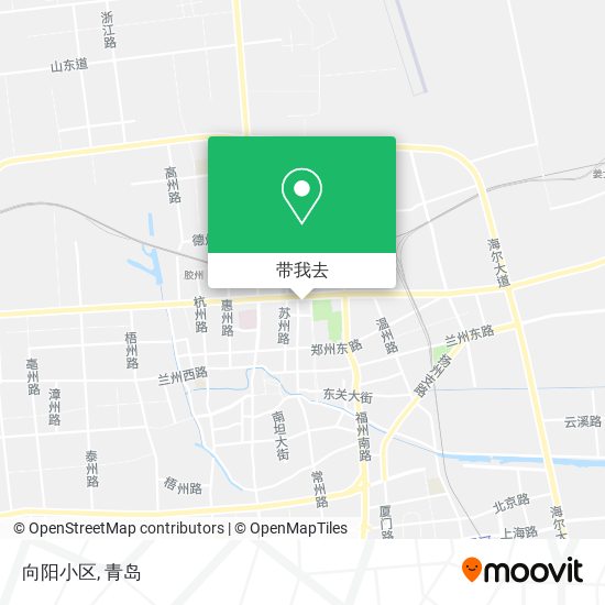 向阳小区地图