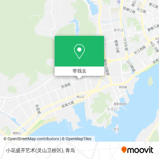 小花盛开艺术(灵山卫校区)地图