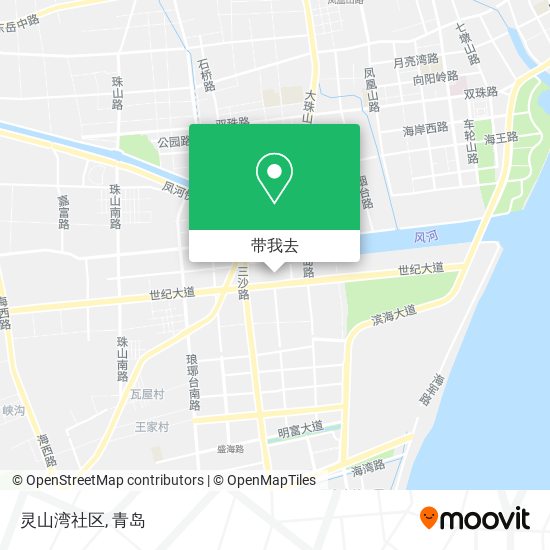 灵山湾社区地图