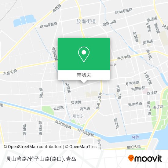 灵山湾路/竹子山路(路口)地图