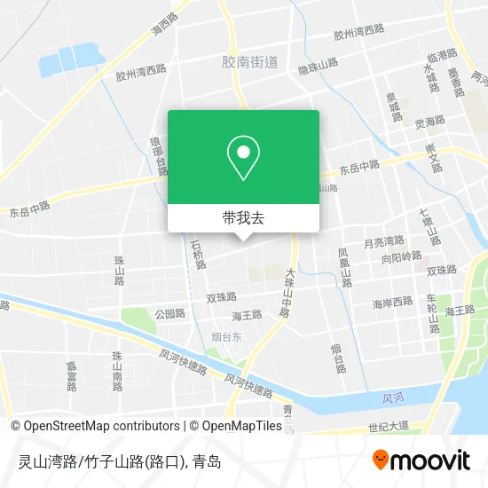 灵山湾路/竹子山路(路口)地图