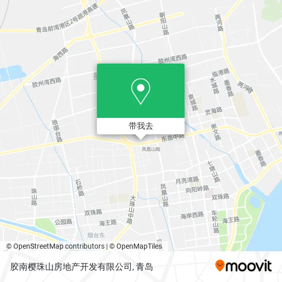 胶南樱珠山房地产开发有限公司地图