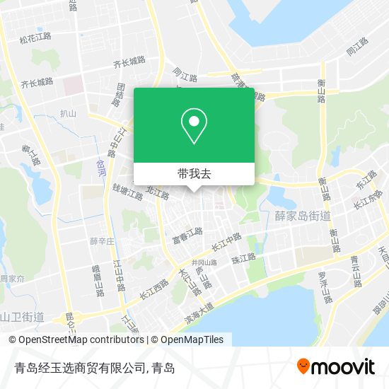 青岛经玉选商贸有限公司地图