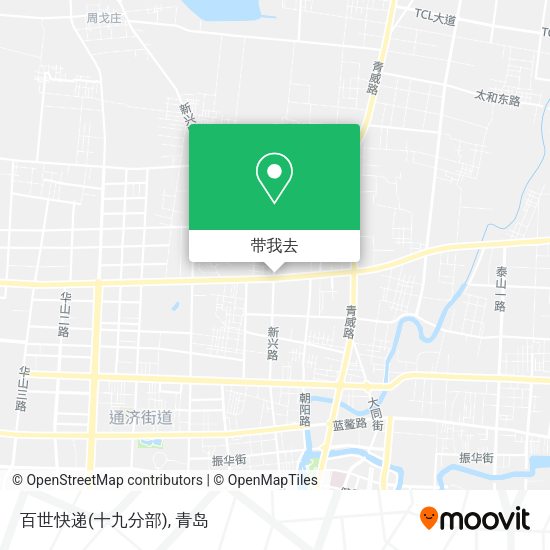 百世快递(十九分部)地图