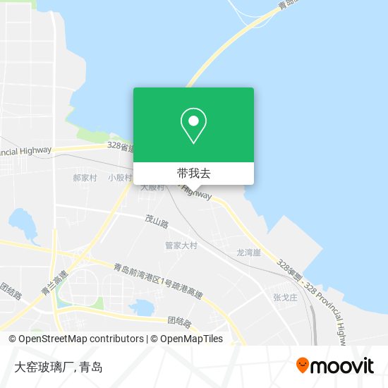 大窑玻璃厂地图