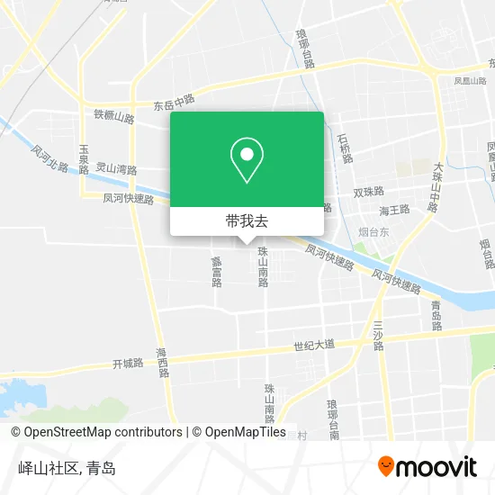 峄山社区地图