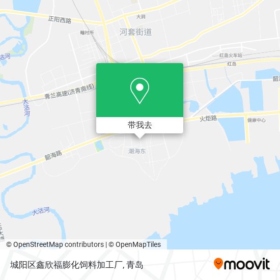 城阳区鑫欣福膨化饲料加工厂地图