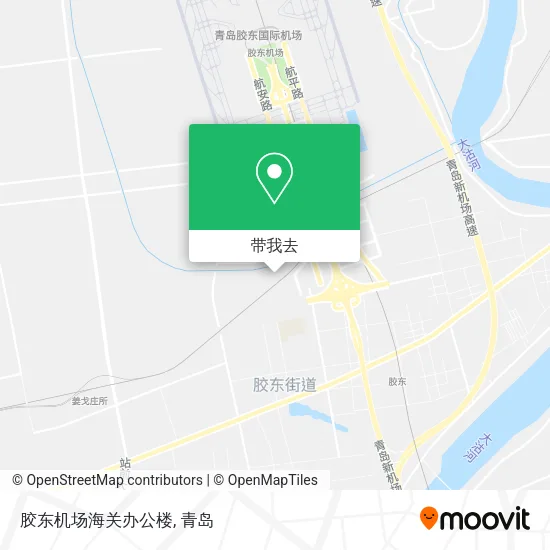 胶东机场海关办公楼地图