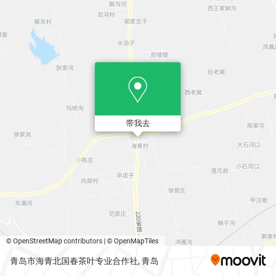 青岛市海青北国春茶叶专业合作社地图