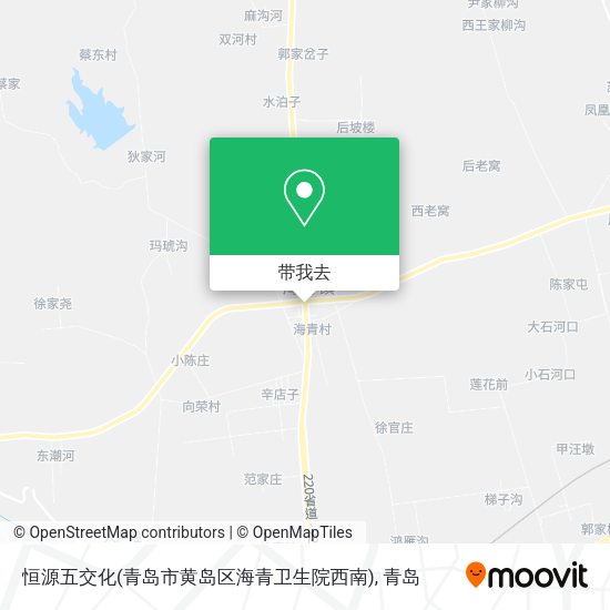 恒源五交化(青岛市黄岛区海青卫生院西南)地图