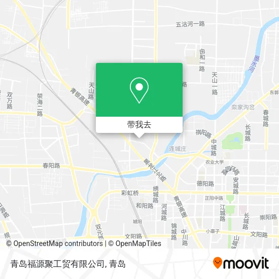 青岛福源聚工贸有限公司地图