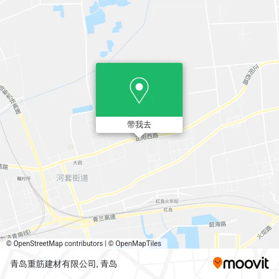 青岛重筋建材有限公司地图