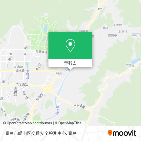青岛市崂山区交通安全检测中心地图
